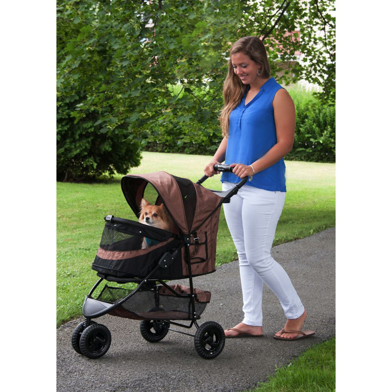 Pet Gear No Zip Special Edition Stroller Chocolate